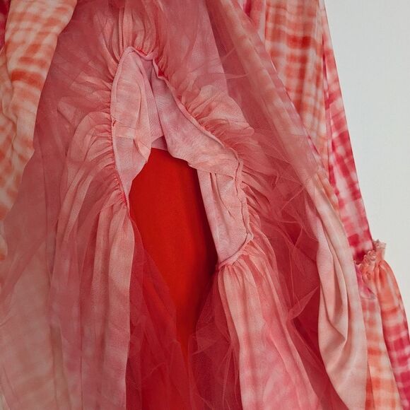 NWT Anthropologie Eva Franco Kym Flounced Midi Skirt - Picture 6 of 6